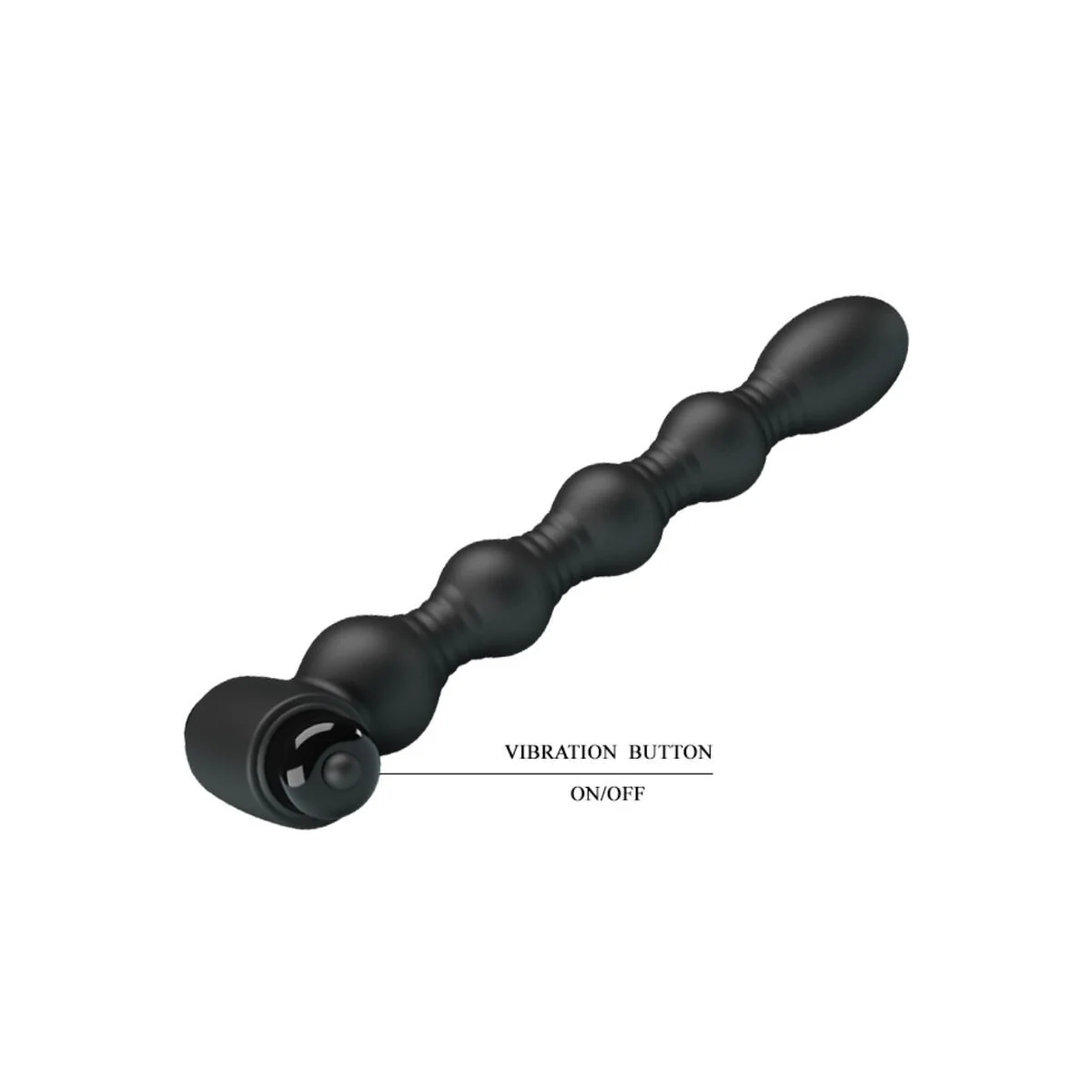 Lynn Silikon Anal Plug 10 Vibrationen Schwarz von Pretty Love kaufen | Fesselliebe