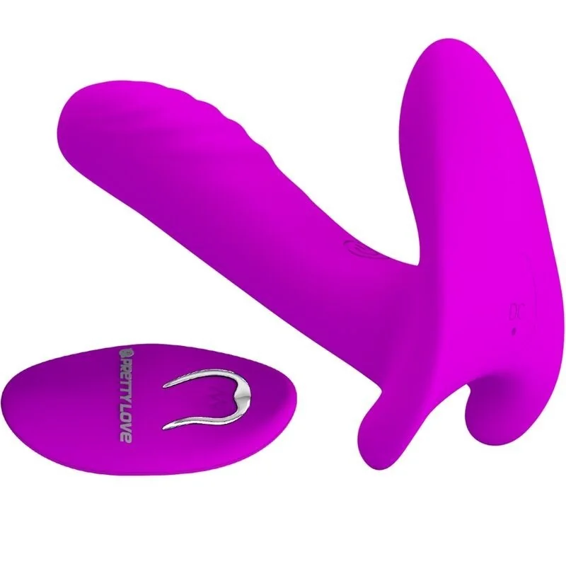 Massager & Vibrator 12 Vibrationen mit Fernbedienung Lila von Pretty Love kaufen | Fesselliebe 2