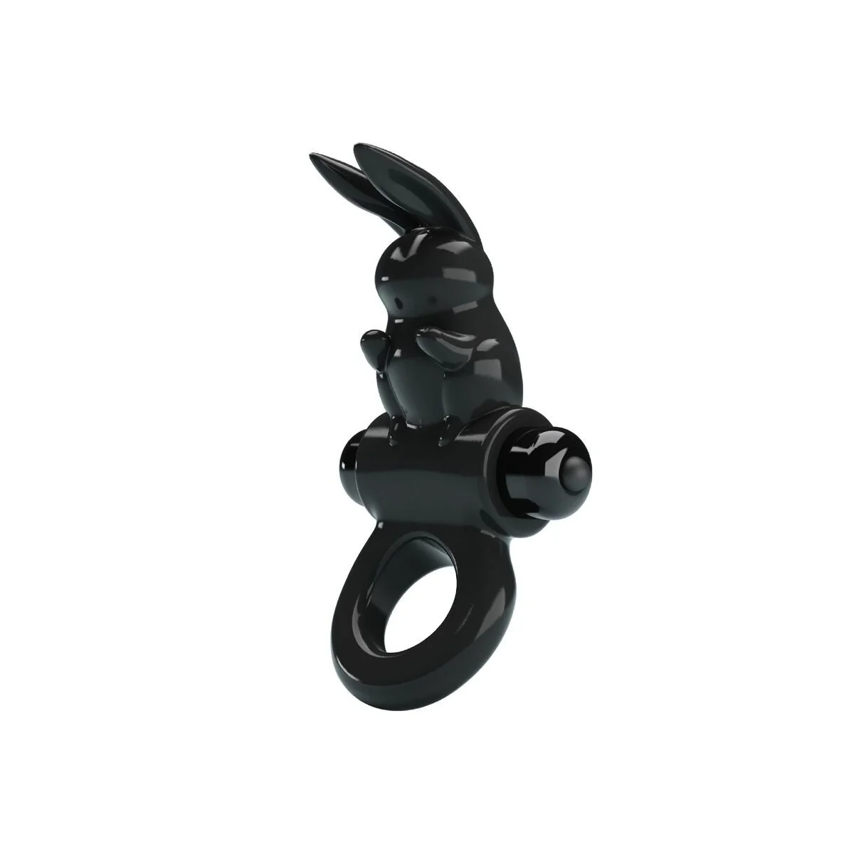 Aufregender Ring Rabbit Vibratorring 10 Vibrationen Schwarz von Pretty Love kaufen | Fesselliebe