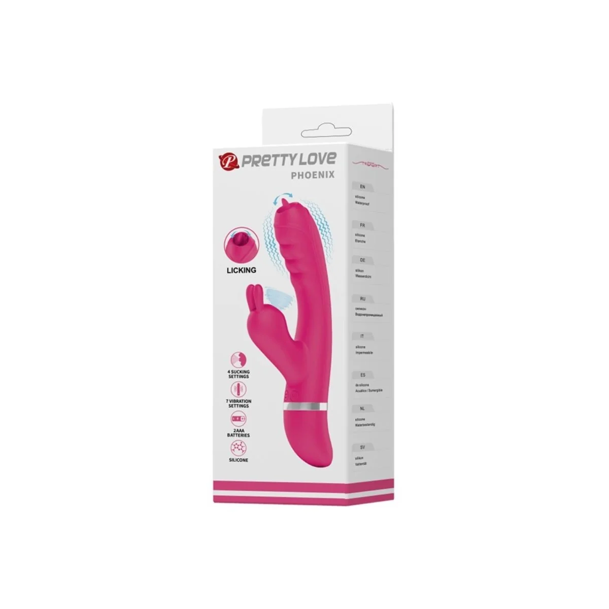 Phoenix Multifunktions-Kaninchenvibrator Rosa von Pretty Love kaufen | Fesselliebe
