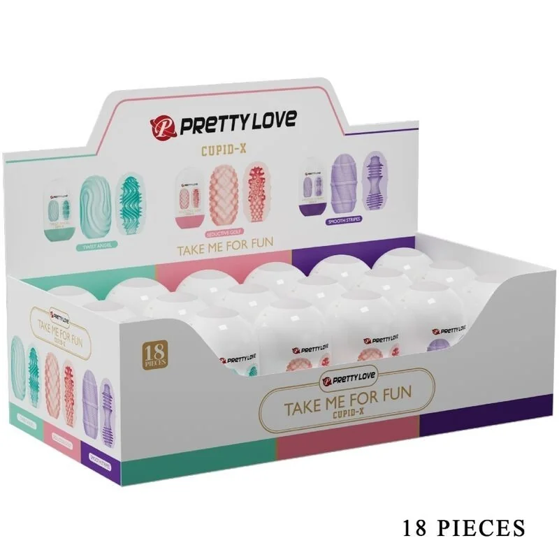 Cupid X 18 Männliche Masturbatoren Verschiedene Texturen von Pretty Love kaufen | Fesselliebe