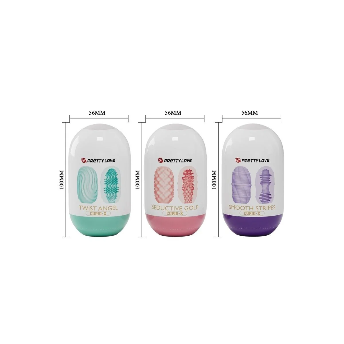 Cupid X 18 Männliche Masturbatoren Verschiedene Texturen von Pretty Love kaufen | Fesselliebe