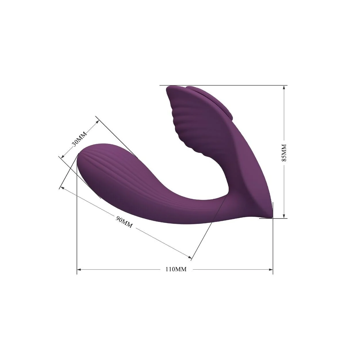 Franz Massager und Vibrator mit kostenloser App Lila von Pretty Love kaufen | Fesselliebe