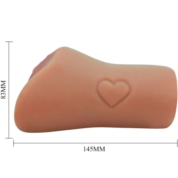 Scharlachrotes Vagina- und Anus-Design mit Herzfleisch von Crazy Bull kaufen | Fesselliebe