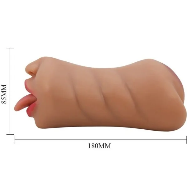 Sarah Doppelmasturbator Mund & Vagina Fleisch von Crazy Bull kaufen | Fesselliebe