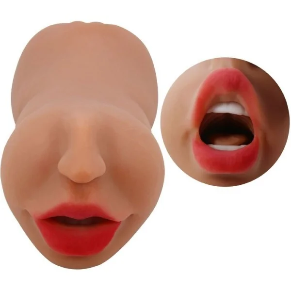 Zoey Doppelmasturbator Mund & Vagina Fleisch von Crazy Bull kaufen | Fesselliebe