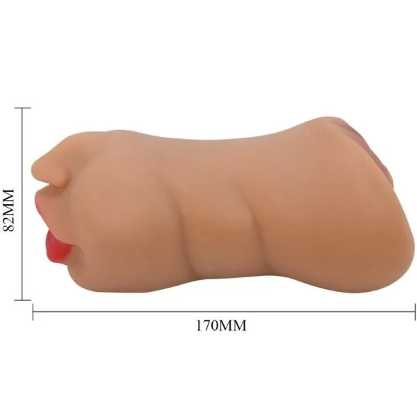 Zoey Doppelmasturbator Mund & Vagina Fleisch von Crazy Bull kaufen | Fesselliebe