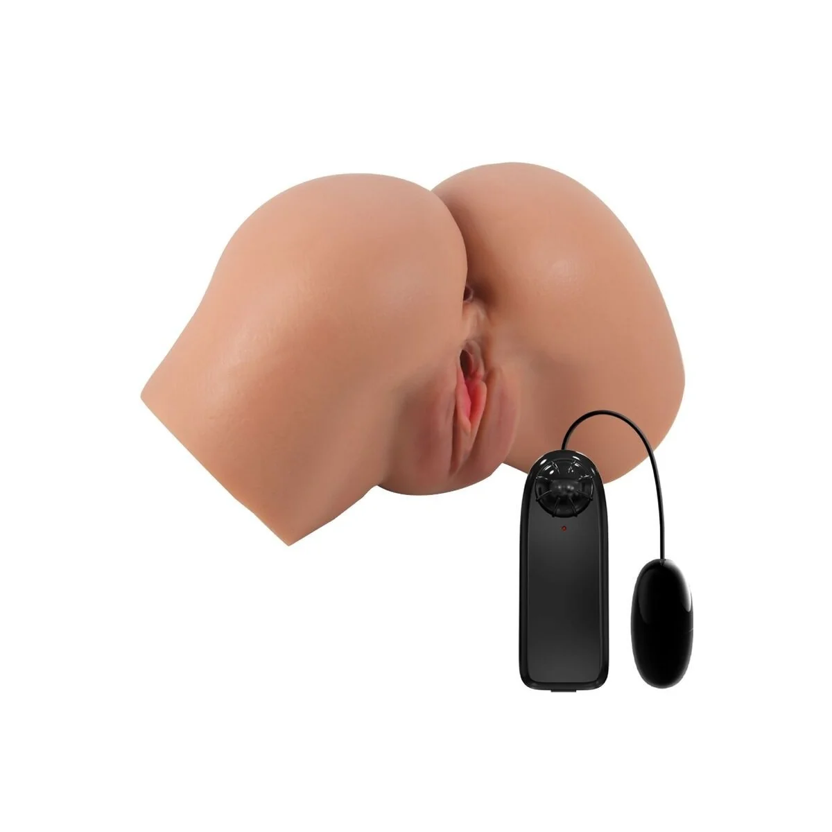 Hailey Vibrator Butt mit realistischer Vagina und Anus Mulatte mit Fernbedienung von Crazy Bull kaufen | Fesselliebe