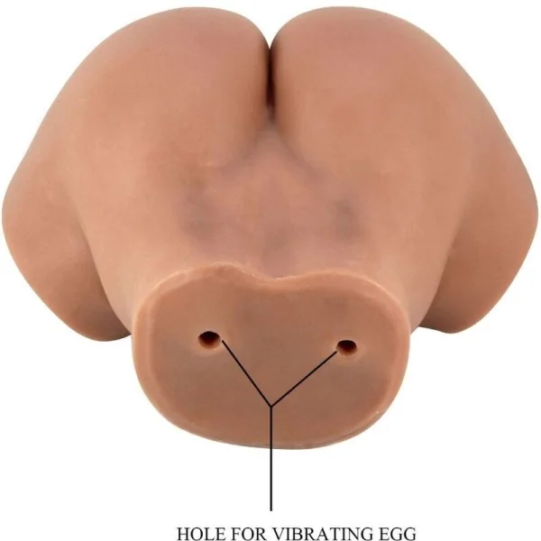 Hailey Vibrator Butt mit realistischer Vagina und Anus Mulatte mit Fernbedienung von Crazy Bull kaufen | Fesselliebe