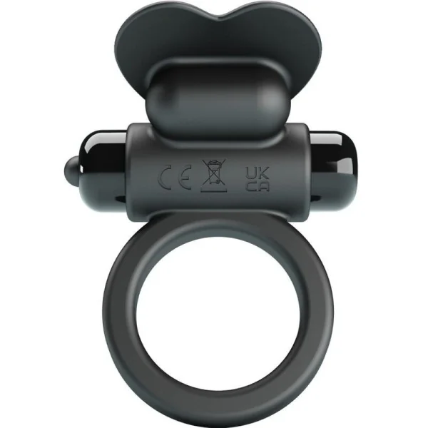 Debonaire Vibrationsring Kaninchen 10 Vibrationen Schwarz von Pretty Love kaufen | Fesselliebe