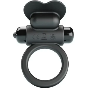 Debonaire Vibrationsring Kaninchen 10 Vibrationen Schwarz von Pretty Love kaufen | Fesselliebe