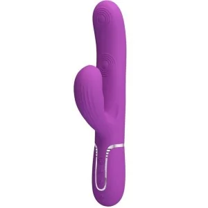 Perlita 3 in 1 Multifunktions-Rabbit-Vibrator Lila von Pretty Love kaufen | Fesselliebe