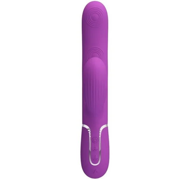Perlita 3 in 1 Multifunktions-Rabbit-Vibrator Lila von Pretty Love kaufen | Fesselliebe