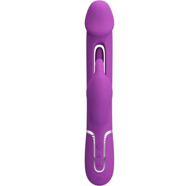 Kampas 3 in 1 Multifunktions-Rabbit-Vibrator Lila von Pretty Love kaufen | Fesselliebe