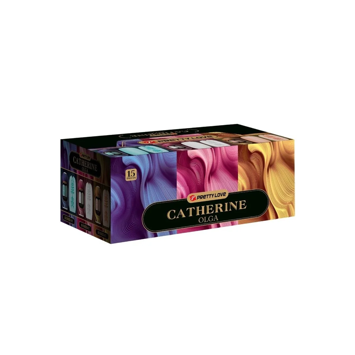 Olga Pack 15 Verschiedene Männliche Mastrubatoren von Pretty Love kaufen | Fesselliebe