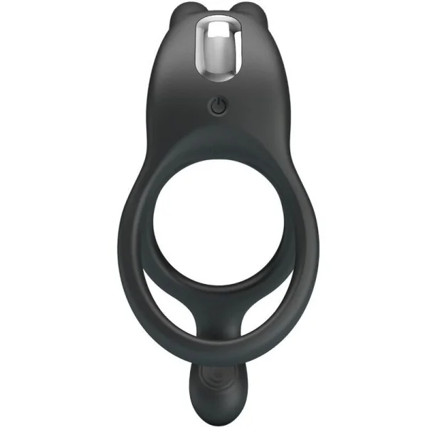 Seth Doppel-Vibrationsring Rabbit 7 Vibrationen Schwarz von Pretty Love kaufen | Fesselliebe