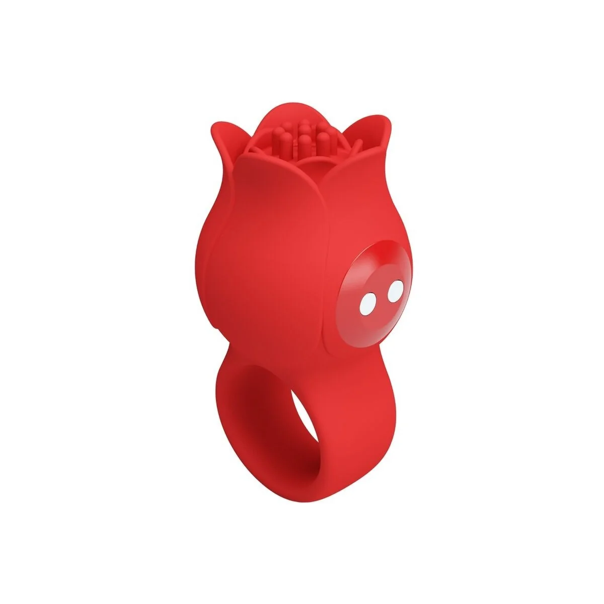 Jae Rose Förmiger Fingervibrator 10 Vibrationen Rot von Pretty Love kaufen | Fesselliebe