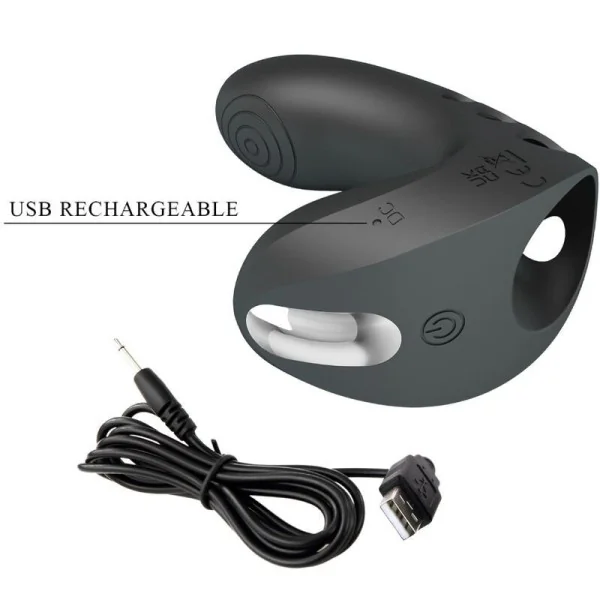 Camelia Fingervibrator 7 Vibrationen Schwarz von Pretty Love kaufen | Fesselliebe