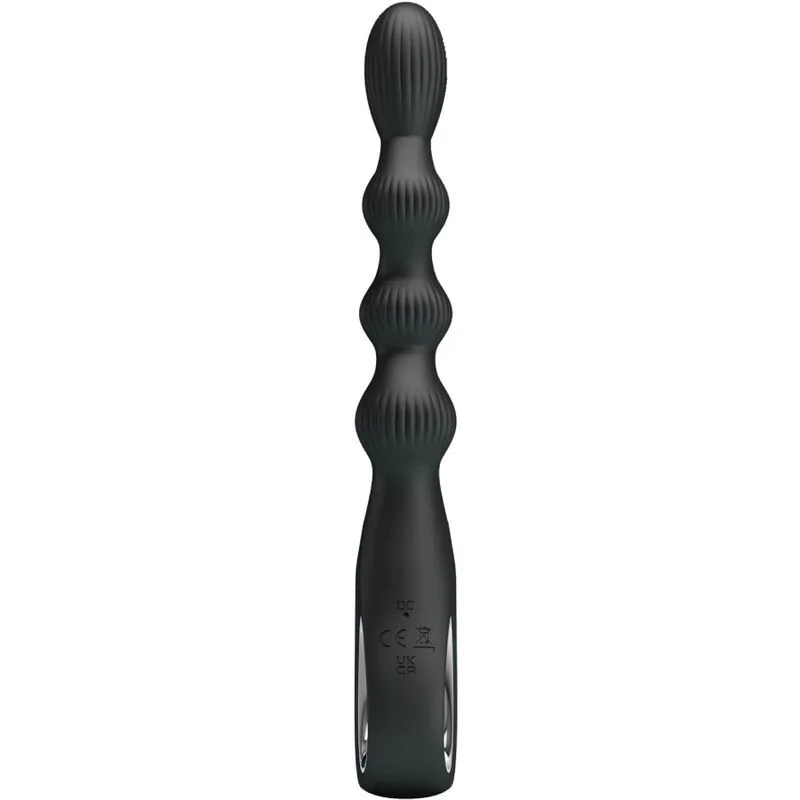Federer Analvibrator 12 Vibrationen Schwarz von Pretty Love kaufen | Fesselliebe 2