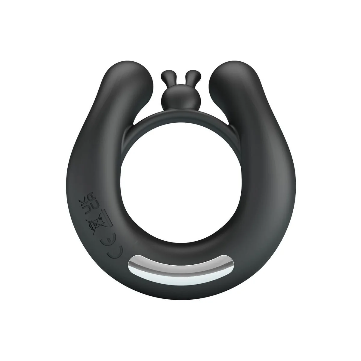 Dahlia Vibrationsring + Klitorisstimulator 12 Vibrationen Schwarz von Pretty Love kaufen | Fesselliebe