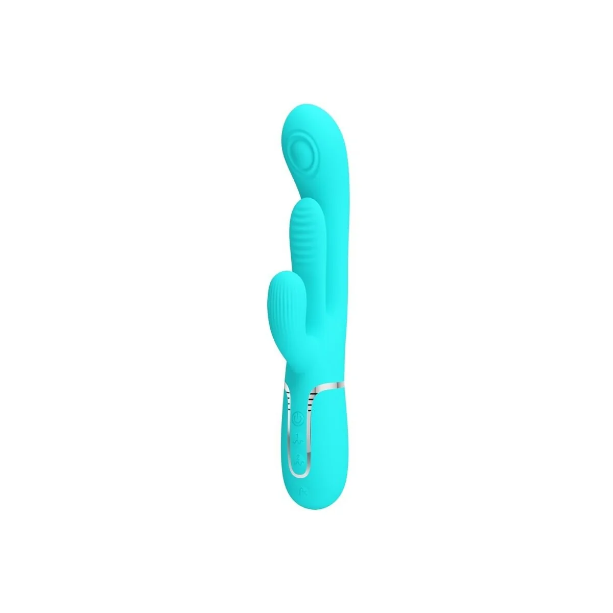 Shania Triple Rabbit Multifunktionsvibrator 3 in 1 Blau von Pretty Love kaufen | Fesselliebe