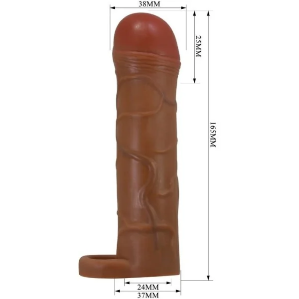 Bunion Penis Sleeve mit 2,5 cm Verlängerung Mulatte von Pretty Love kaufen | Fesselliebe