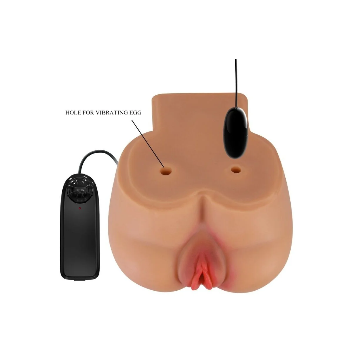 Kylie Ass-Vibrator mit realistischer Vagina- und Anus-Fleisch-mit Fernbedienung von Crazy Bull kaufen | Fesselliebe