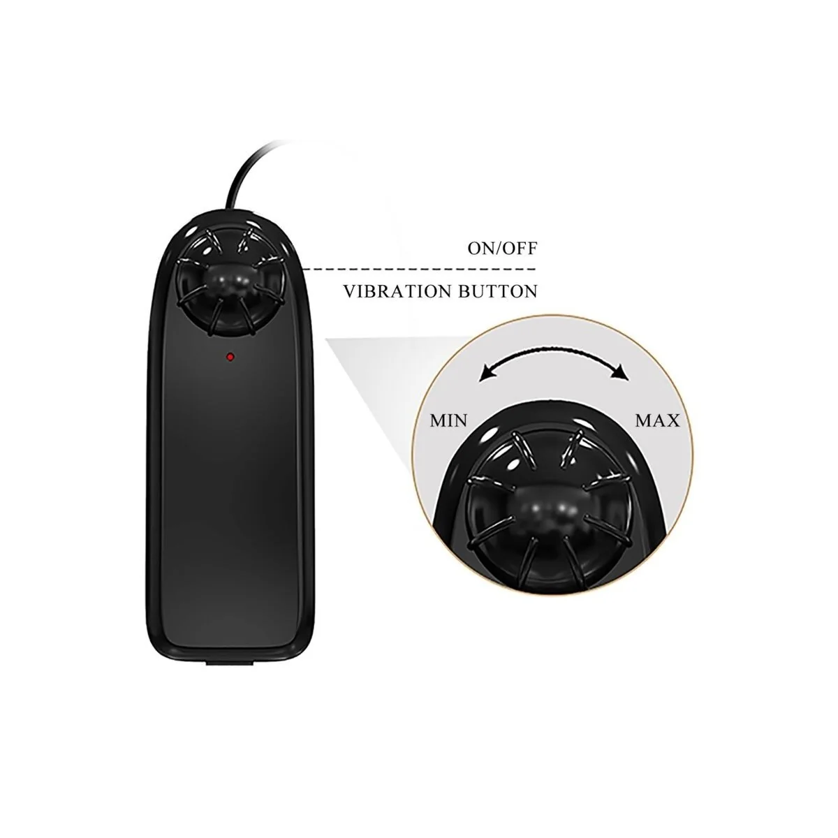 Bahamut realistischer Vibrator 21,8 cm Flesh mit Fernbedienung von Baile kaufen | Fesselliebe