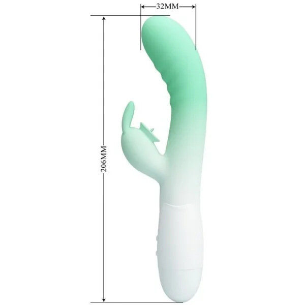 Cerberus Rabbit Vibrator 3o Vibrationen Grün von Pretty Love kaufen | Fesselliebe