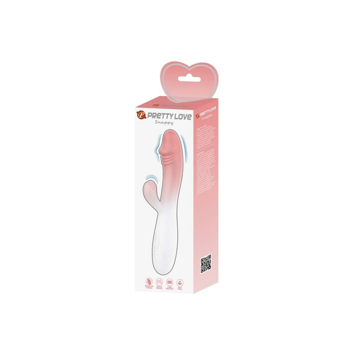 Snappy Rabbit Vibrator 30 Vibrationen Rosa von Pretty Love kaufen | Fesselliebe