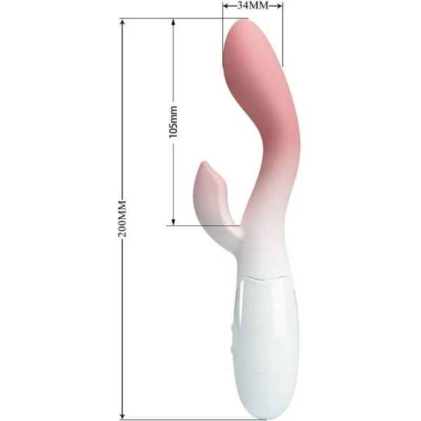 Brighty G-Spot Vibrator + Klitoris-Stimulator 30 Vibrationen Rosa von Pretty Love kaufen | Fesselliebe