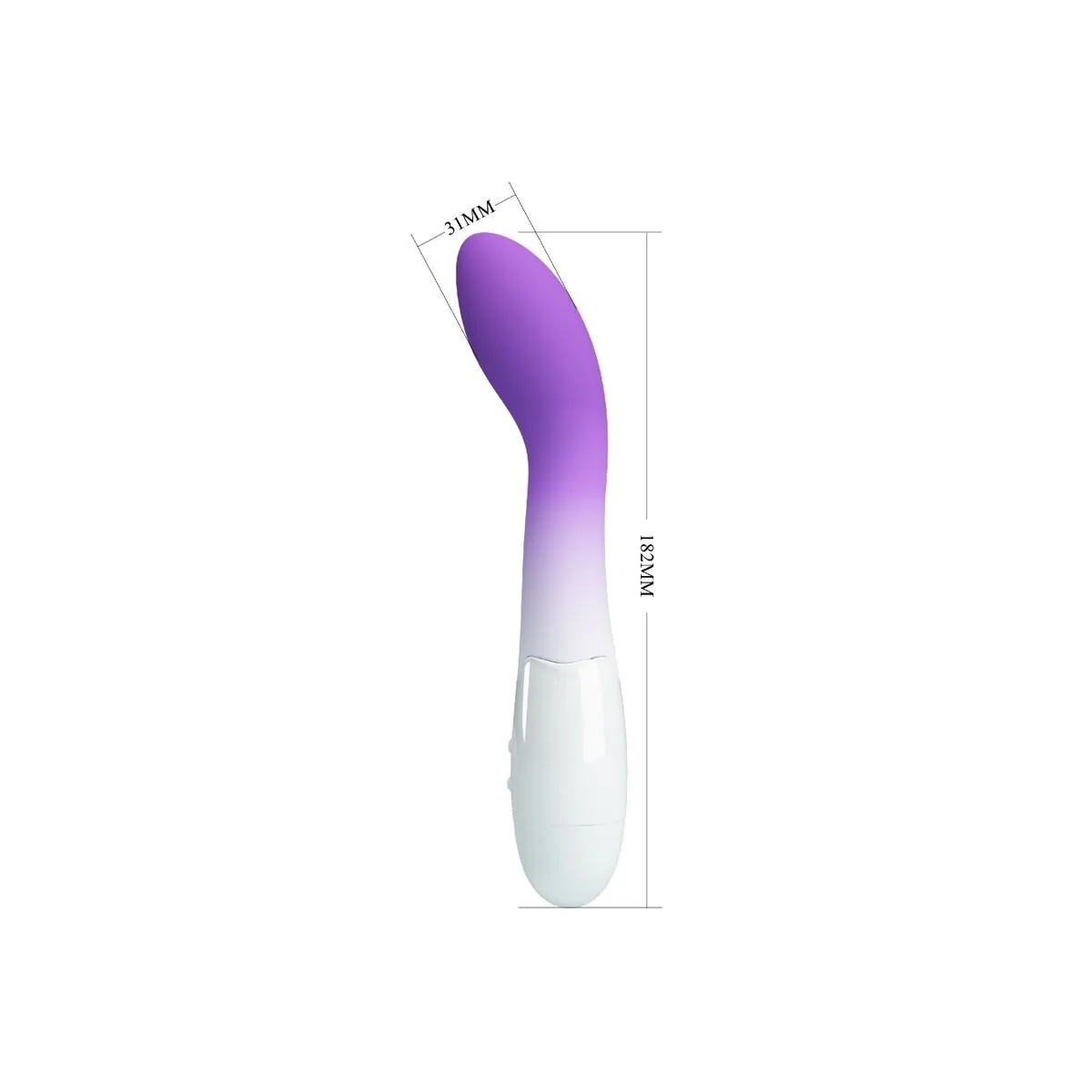 Bishop G-Spot Vibrator 30 Vibrationen Lila von Pretty Love kaufen | Fesselliebe