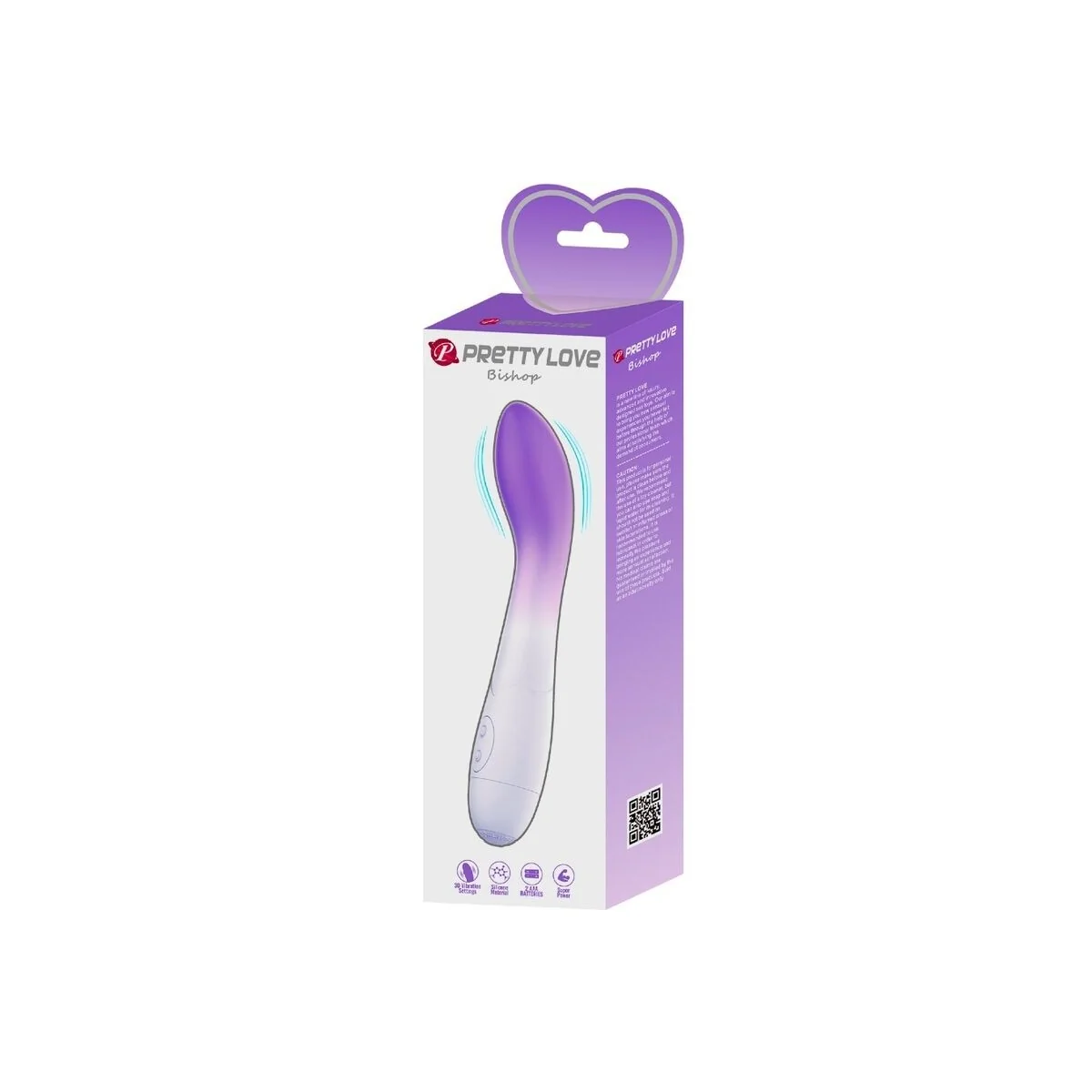 Bishop G-Spot Vibrator 30 Vibrationen Lila von Pretty Love kaufen | Fesselliebe