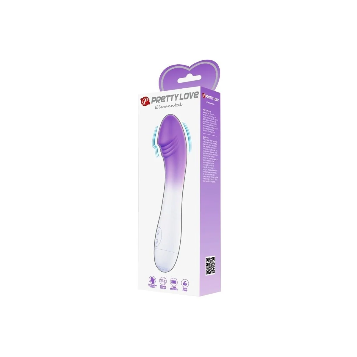 Elemental G-Spot Vibrator 30 Vibrationen Lila von Pretty Love kaufen | Fesselliebe