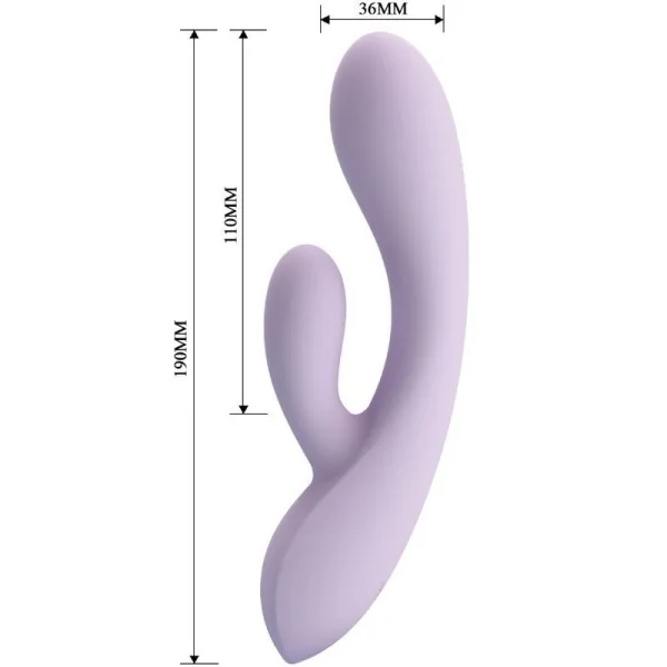 Rosolyn Rabbit Vibrator 10 Vibrationen Lila von Pretty Love kaufen | Fesselliebe