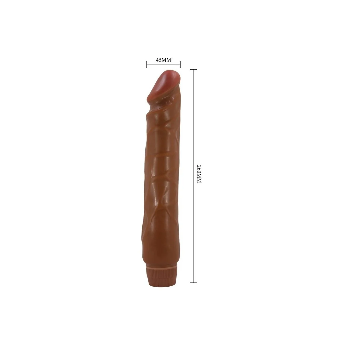 Jack realistischer Vibrator 26 cm Mulatte von Baile kaufen | Fesselliebe