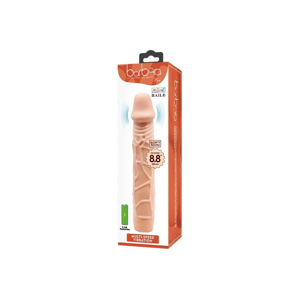 Bob realistischer Vibrator 22,5 cm Beigefarbe von Baile kaufen | Fesselliebe