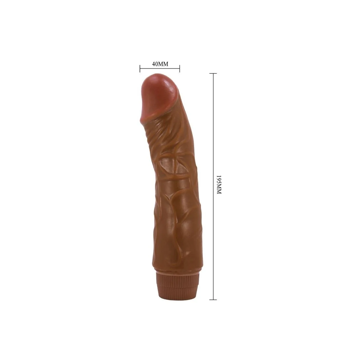 Jeff realistischer Vibrator 19,5 cm Mulatte von Baile kaufen | Fesselliebe