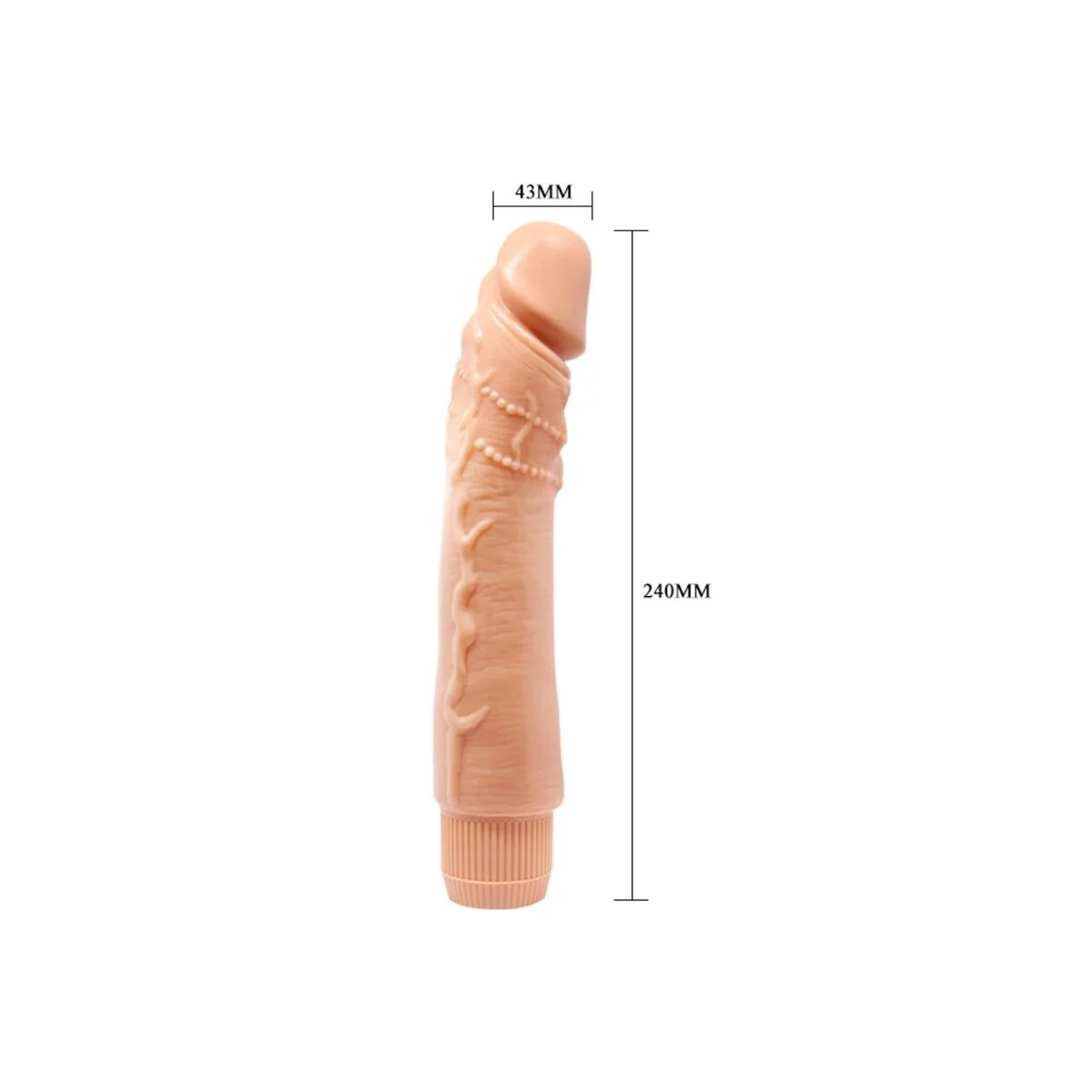 Dybbuk realistischer Vibrator 24 cm Fleisch von Baile kaufen | Fesselliebe