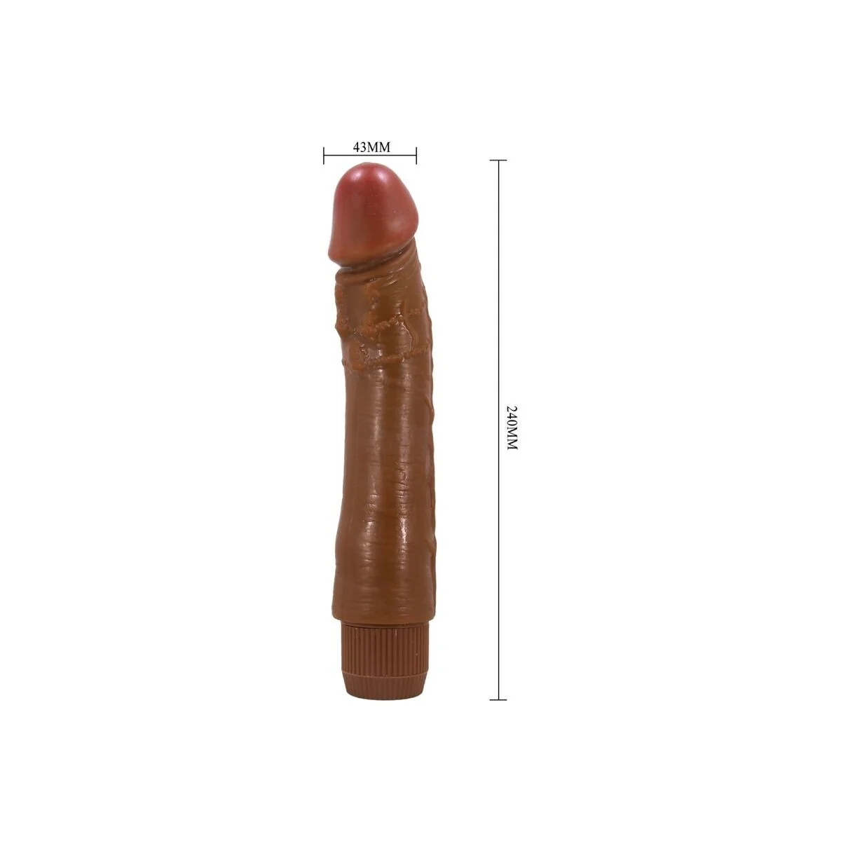 Dybbuk realistischer Vibrator 24 cm Mulatte von Baile kaufen | Fesselliebe