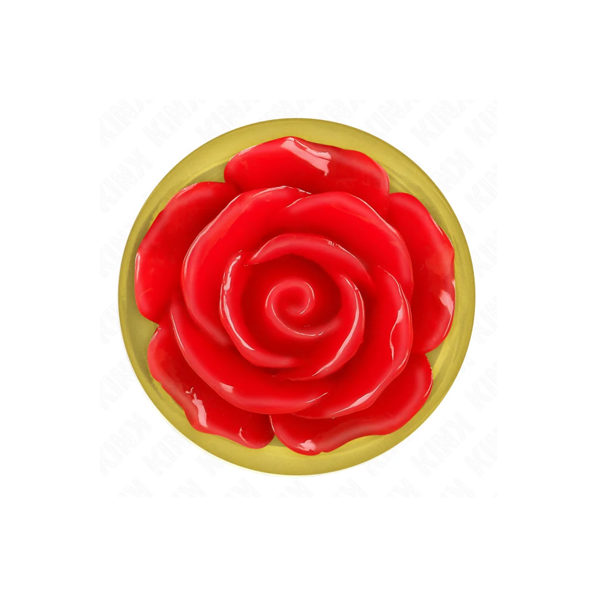 Plug Anal Gold Rose Rot Größe L von Kink Pleasure Plugs kaufen | Fesselliebe