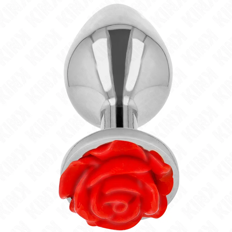 Plug Anal Rose Rot Größe L von Kink Pleasure Plugs kaufen | Fesselliebe