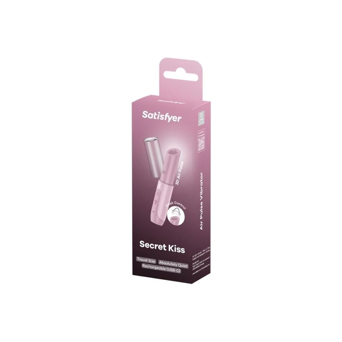 Secret Kiss Wave Klitoris-Stimulator Rosa von Satisfyer Air Pulse kaufen | Fesselliebe