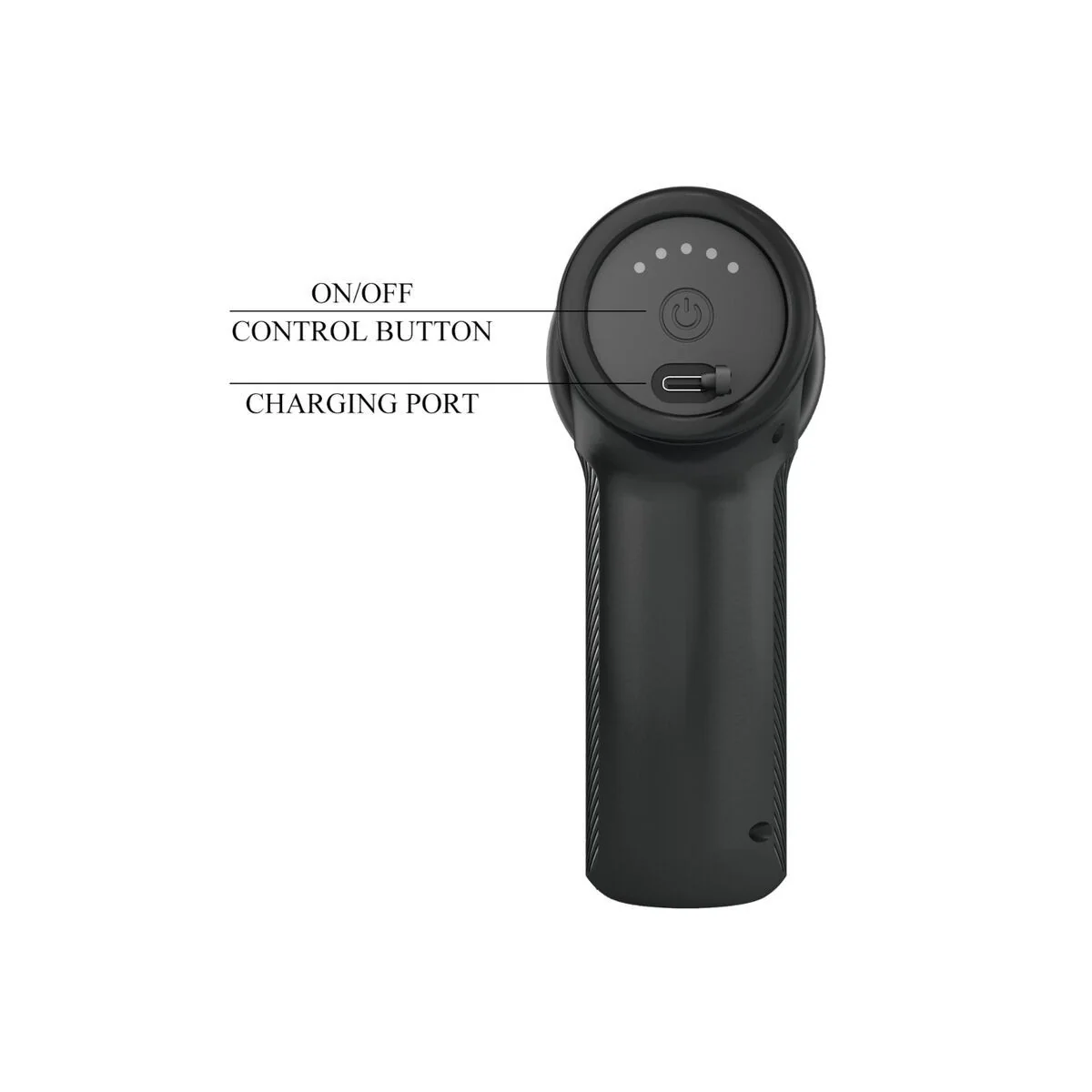 Dj Doctor Massager 5 Einstellungen Schwarz von Pretty Love C-Type kaufen | Fesselliebe