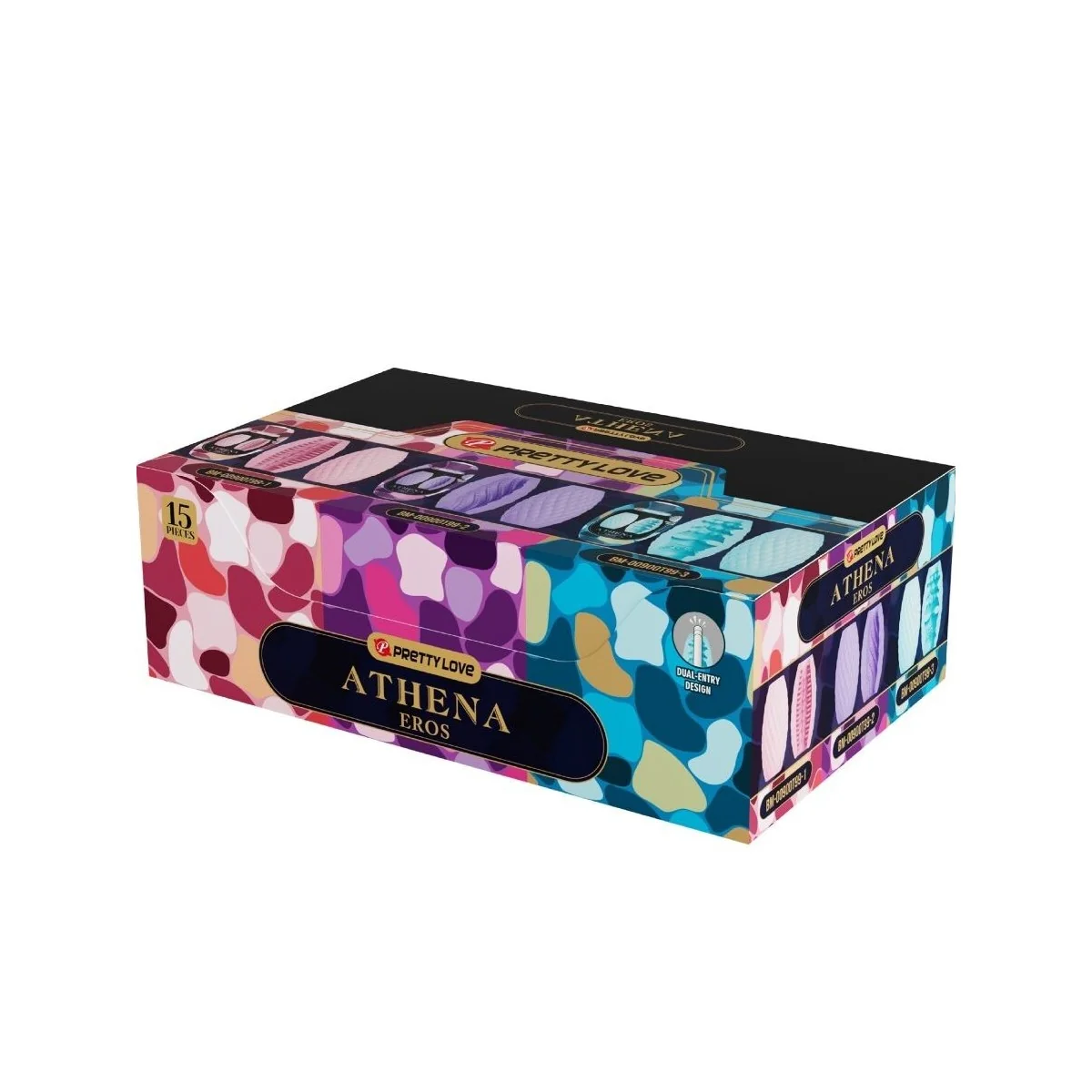 Athena Eros Pack 15 Verschiedene Männliche Masturbatoren von Pretty Love kaufen | Fesselliebe