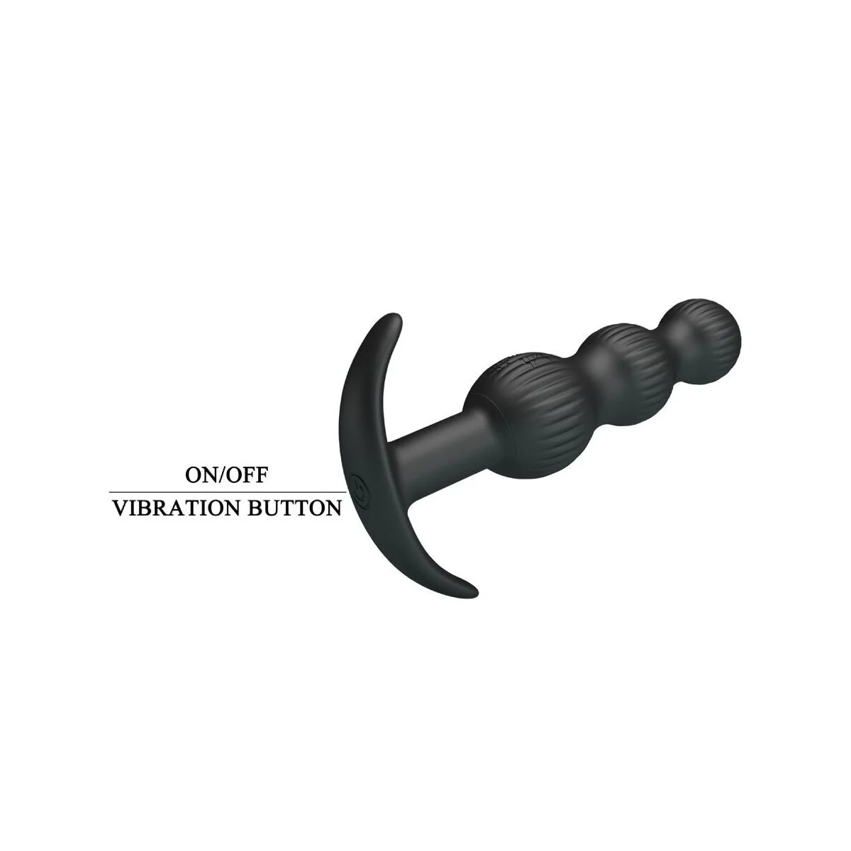 Sidney Analvibrator 10 Vibrationen Schwarz von Pretty Love kaufen | Fesselliebe