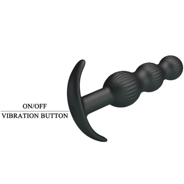 Sidney Analvibrator 10 Vibrationen Schwarz von Pretty Love kaufen | Fesselliebe