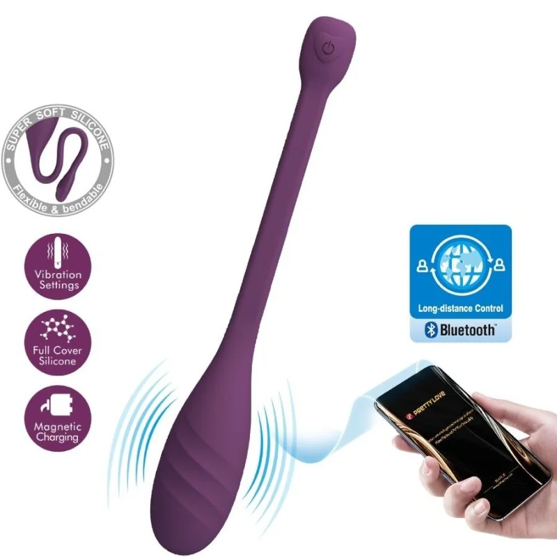 Leviathan App-Gesteuerter Vibrator Lila von Pretty Love Smart kaufen | Fesselliebe
