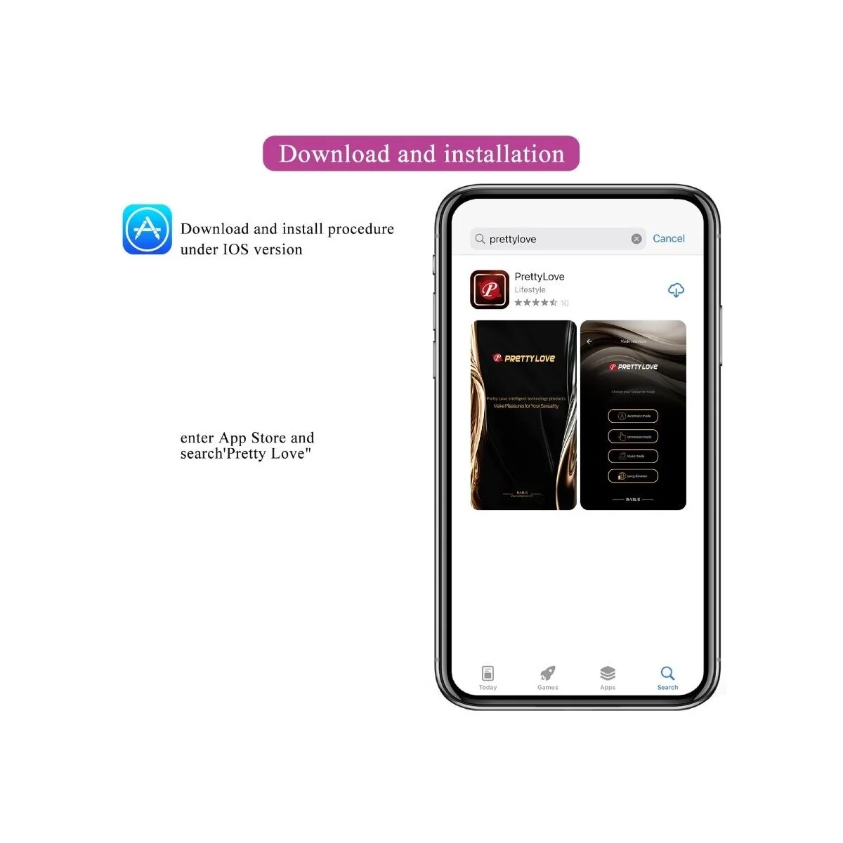 Leviathan App-Gesteuerter Vibrator Lila von Pretty Love Smart kaufen | Fesselliebe