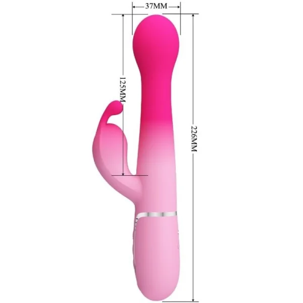 Dejon 3 in 1 Multifunktions-Rabbit-Vibrator Rosa von Pretty Love kaufen | Fesselliebe